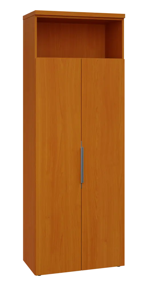 SIN 6 - 82DN kancelářská skříň, 2-dveřová/nika, 2170x800x400, třešeň šumavská